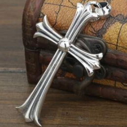 ファッション 2020 CHROME HEARTS クロムハーツ シルバー925 ペンダントトップ 十字架