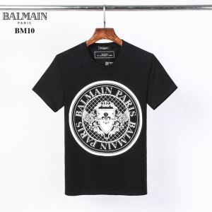 半袖Tシャツ 2色可選 シンプルなファッション バルマン スタイルアップ BALMAIN 2020モデル