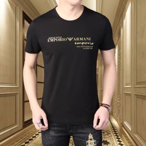 絶対に見逃せない 多色可選 半袖Tシャツ おしゃれに大人の必見 アルマーニ ARMANI 老舗ブランド
