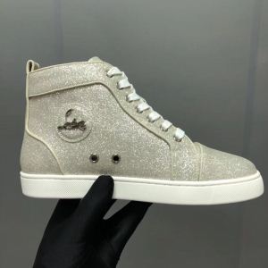 ハイトップシューズ 日本限定素材 クリスチャンルブタン Christian Louboutin スニーカー、靴 ファッションの最先端