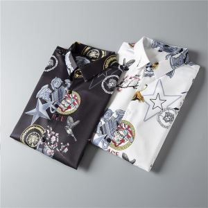 2色可選 季節感のあるファッション シャツ《2020年》今、注目のストリート ヴェルサーチVERSACE