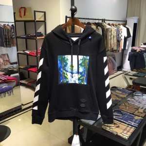 男女兼用パーカーおすすめオフホワイトコピーOFF WHITE DIAG WATE...