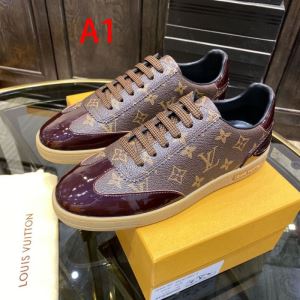 非常にシンプルなデザインな 2色可選 スニーカー 価格帯が低い ルイ ヴィトン LOUIS VUITTON
