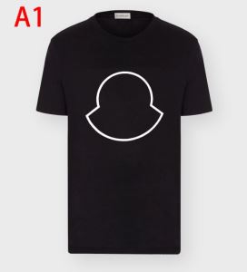 人気ランキング最高MONCLER Geniusプリント ｔシャツ モンクレール コピー メンズ 着こなしコットンウェア コーディネート 黒