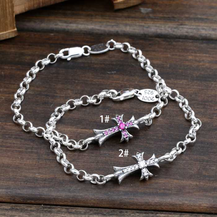 2020 クロムハーツ CHROME HEARTS 【人気ブログ掲載】 シルバー925 ブレスレット 2色可選