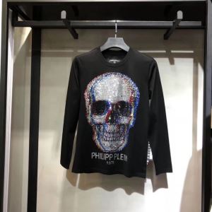 2020新発売大歓迎秋冬新名品 PHILIPP PLEIN フィリッププレイン 長袖Tシャツ 防寒性も抜群