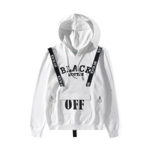 2020最高ランキング OffWhite カジュアルスタイルにオフホワイト 2色可選 パーカー