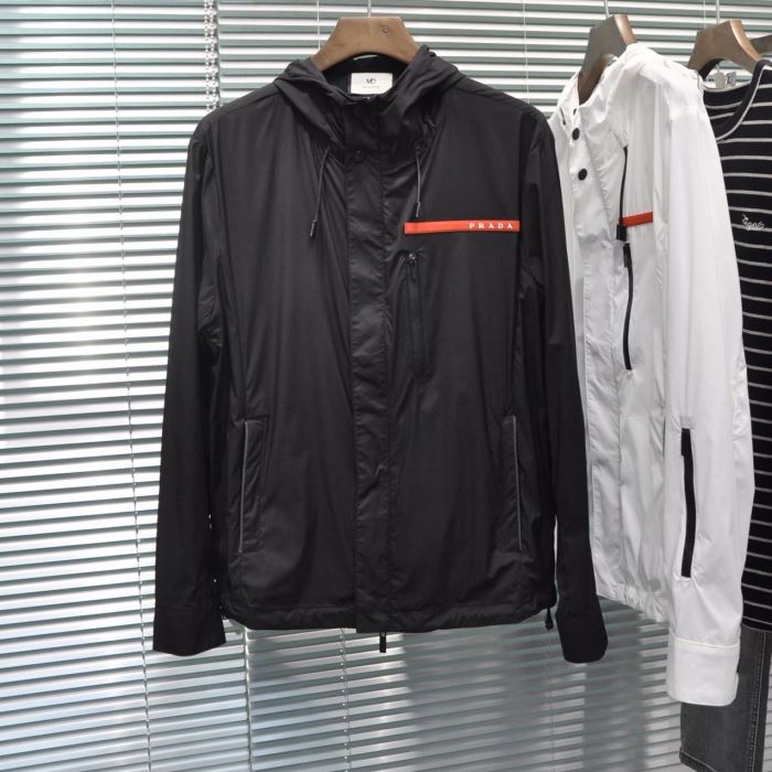 ランキング1位 PRADA 通販ダブルテクニカルジャージー ジャケット プラダ コピー ナイロンコート 2020モデルトレンド新作