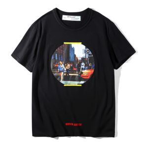 オフホワイト 大人っぼい 2色可選Tシャツ半袖2020春夏新作 OffWhite