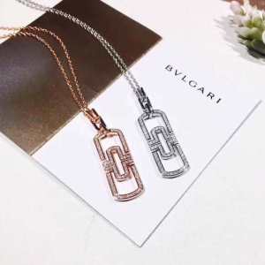 オシャレ印象で人気の高い 2020春夏は人気定番 ブルガリ BVLGARI ネックレス 2色可選