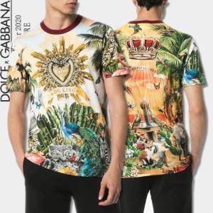 大人気のブランドの新作 半袖Tシャツ 普段のファッション ドルチェガッバーナ DolceGabbana