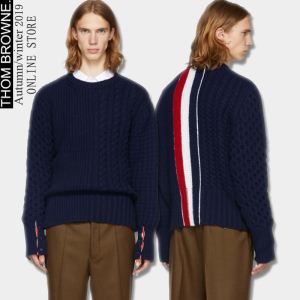 THOM BROWNE 春夏の流行り2020新品 ニットウェア 3色可選 トムブ...