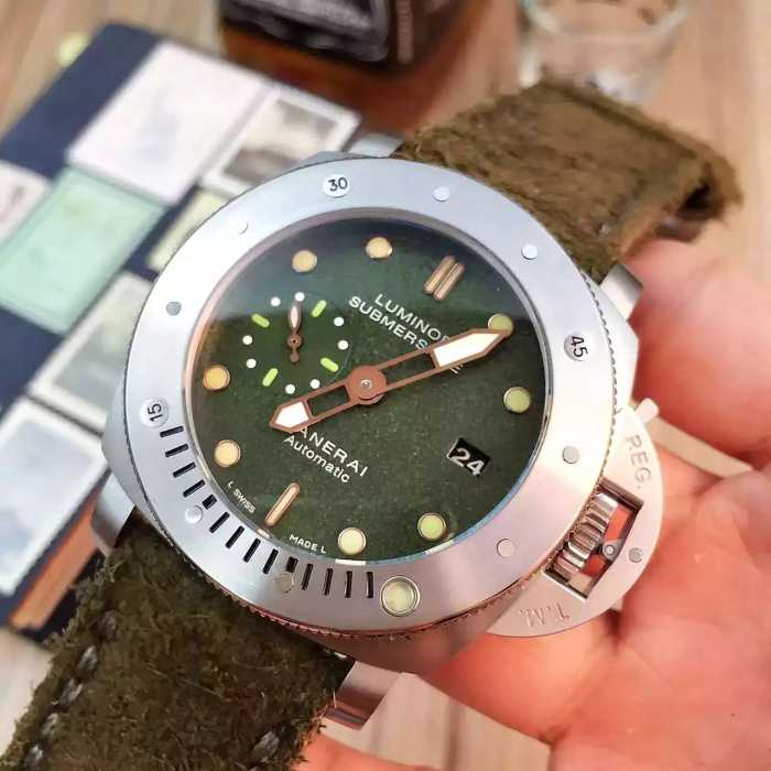欧米韓流雑誌 オフィチーネ パネライOFFICINE PANERAI 輸入機械式自動巻きムーブメント 男性用腕時計