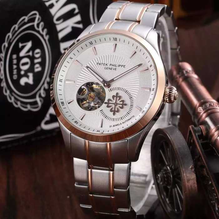 大人気☆NEW2020 Patek Philippe パテックフィリップ 上級全自動フライホイール機械 男性用腕時計 5色可選