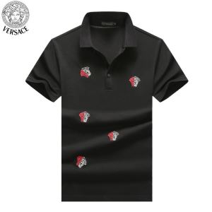 非常にシンプルなデザインな 3色可選 半袖Tシャツ 普段見ないデザインばかり ヴェルサーチ VERSACE
