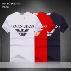 3色可選 暑い今こそ活躍させたい 2020春夏人気トレンドアイテム ARMANI アルマーニ 半袖Tシャツ