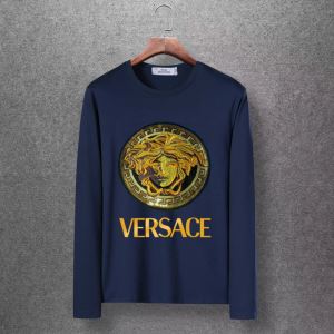 ヴェルサーチ VERSACE 長袖Tシャツ 4色可選 秋トレンドの新定番 【最新...