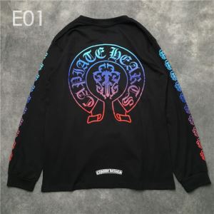 新着アイテム最安値CHROME HEARTS 2020 クロムハーツ 長袖 コピー コットン ロングｔシャツ メンズ コーデ 人気 おすすめ