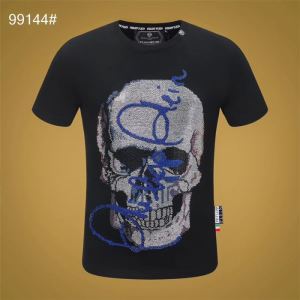 非常にシンプルなデザインな 半袖Tシャツ 価格帯が低い フィリッププレイン PHILIPP PLEIN