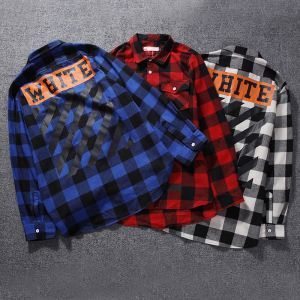 主役級のアイテムOffWhite2020新品入荷 オフホワイト 3色可選チェックシャツ人気急上昇中