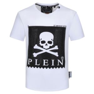 トレンド最先端のアイテム 2色可選 半袖Tシャツ どのアイテムも手頃な価格で フィリッププレイン PHILIPP PLEIN