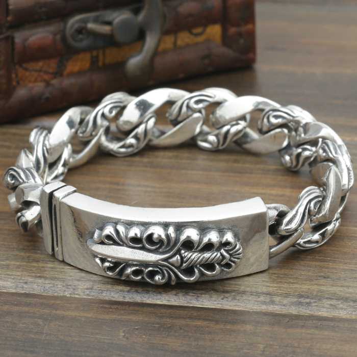 モデル大絶賛♪ 2020 クロムハーツ CHROME HEARTS シルバー925 ブレスレット