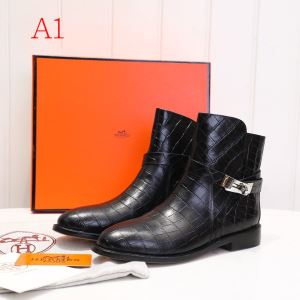2色可選 レザーブーツ 機能性が良くブランド新品 エルメス 20202020秋冬のファッション HERMES 使いやすさのトレンド