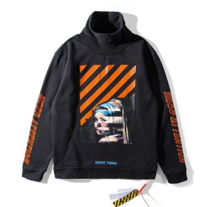 人気新品★超特価★ 2020春夏新作OffWhite オフホワイトハイネックパーカー