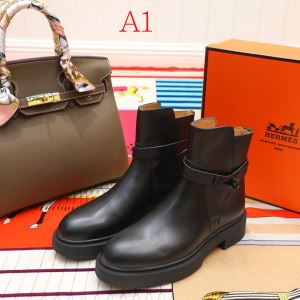 多色可選 ヒットする秋冬コレクション レザーブーツ エルメス秋冬ファッションコーディネート HERMES 2020トレンドアイテム激安