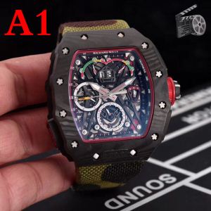 セール中 大人気ブランド リシャールミル RICHARD MILLE 美品入手困難 男性用腕時計 4色可選