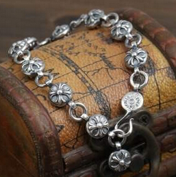 完売　 2020 CHROME HEARTS クロムハーツ シルバー925 ブレスレット 十字架