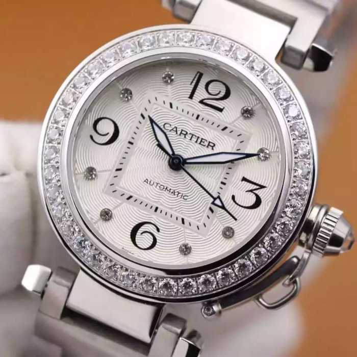 ファション性の高い 2020 CARTIER カルティエ 6t51ムーブメント 325mm 女性用腕時計 2色可選