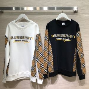 秋服コーデ2020年版 バーバリー BURBERRY 大胆なチェックの人気トレンド プルオーバーパーカー 2色可選 秋にはやる最新作を先取り