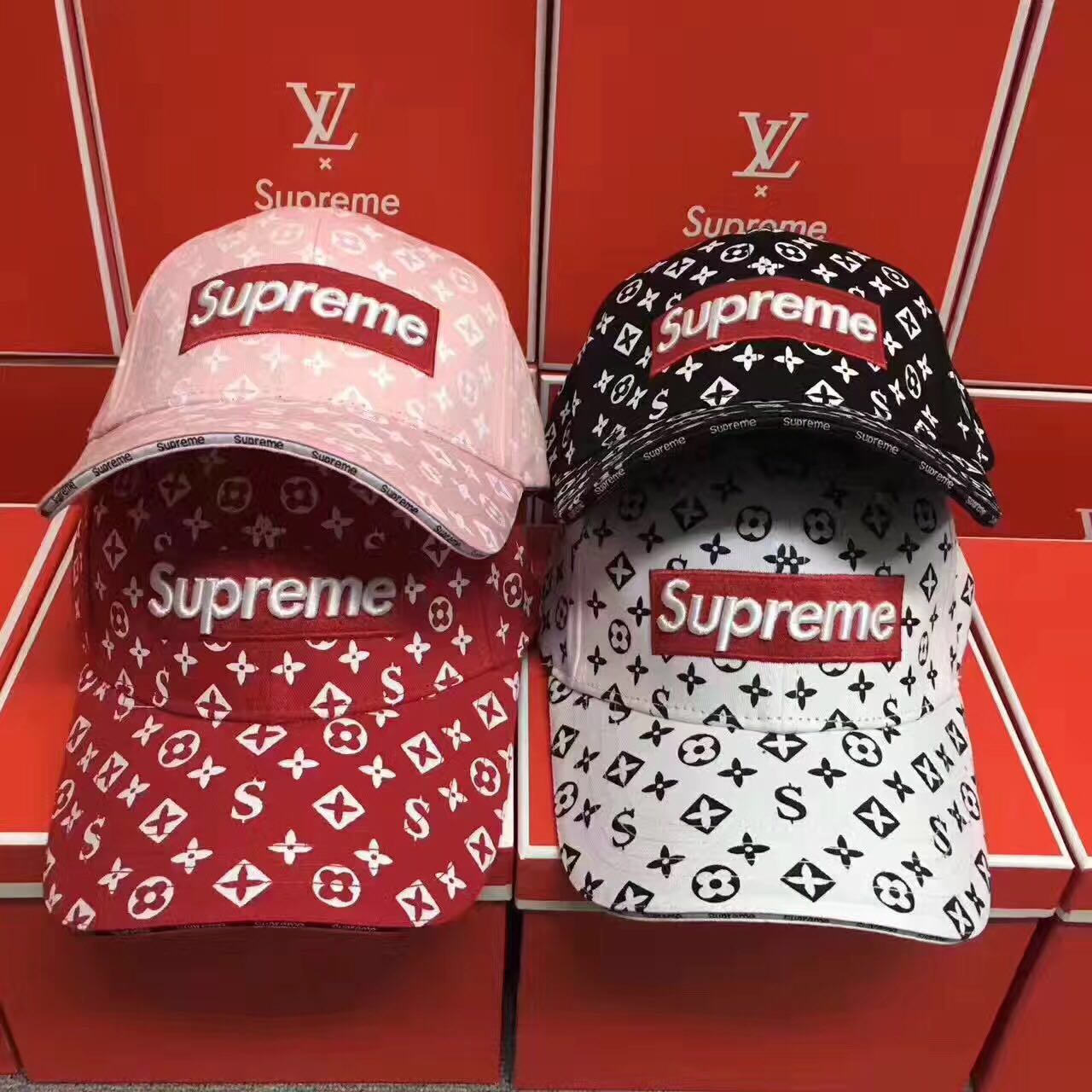 シュプリーム SUPREME キャップ めちゃくちゃお得 4色可選 17ss
