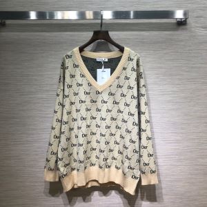 秋服コーデ2020年版 ニットパーカー とにかく完璧ブランド新作 ディオール DIOR 大胆なチェックの人気トレンド