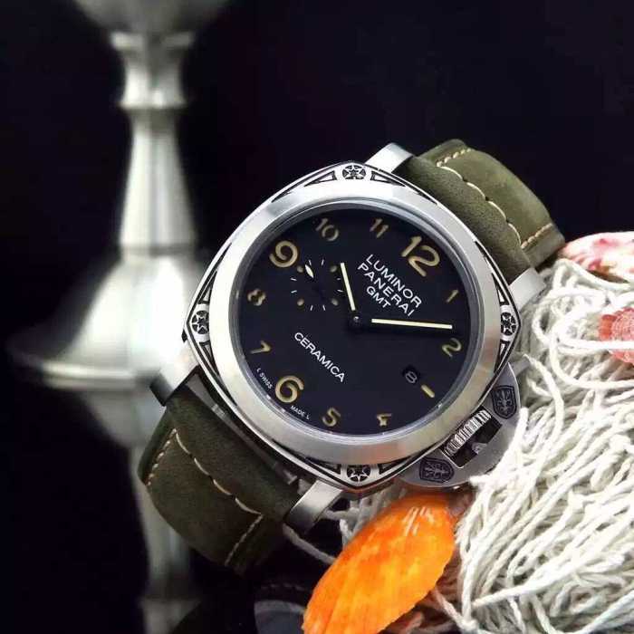 人気 ランキング 2020 パネライ PANERAI 3針クロノグラフ 日付表示 腕時計