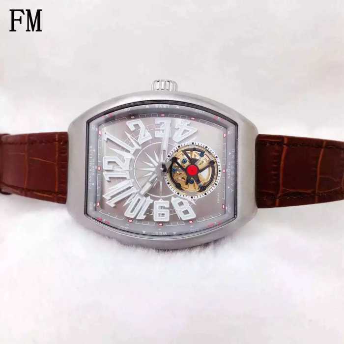 注目のアイテム2020 フランクミュラーFRANCK MULLER 輸入機械式自動巻きムーブメント 男性用腕時計 2色可選