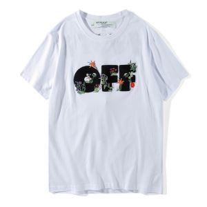 2020春夏新作2色可選 OffWhite オフホワイト Tシャツ半袖デザイン性の高い