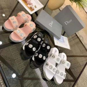 3色可選 サンダル 2020春夏も引き続き人気セール お洒落トレンド人気 ディオール DIOR