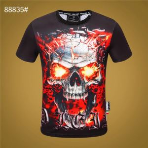 2020モデル PHILIPP PLEIN シンプルなファッション フィリッププレイン 半袖Tシャツ ストリート感あふれ