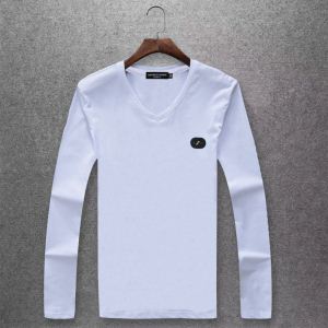 アルマーニ コピーARMANIメンズロングTシャツ無地6カラーVネックシンプルカットソートップス長袖秋冬人気定番新品
