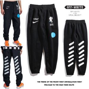 主役級のアイテムスエットパンツ大人カジュアル OffWhite オフホワイト 秋季超人気アイテム