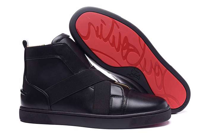 完売品クリスチャンルブタンChristian Louboutin シャレ感で魅せるハイトップシューズ