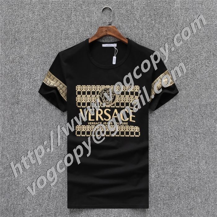 驚きのプライス ヴェルサーチ2色可選 VERSACE おしゃれに大人の必見 半袖...