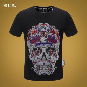 程よい最新作 半袖Tシャツ 差をつけたい人にもおすすめ フィリッププレイン PHILIPP PLEIN