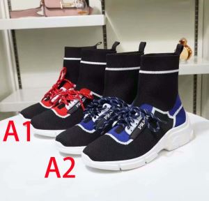2020年春夏流行ファッション 大人の可愛さを引き立て プラダ PRADA カジュアルシューズ 2色可選