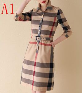 抜け感のあるキレイめ バーバリー BURBERRY ワンピース 4色可選 2020年春夏流行ファッション