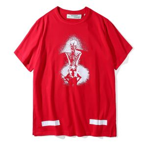 カッコいい印象を付ける半袖Tシャツ OffWhite オフホワイト2色可選2020【SALE】