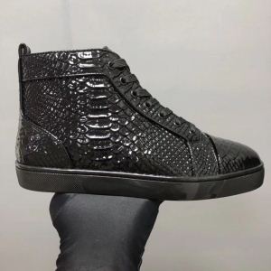 定番品質保証 クリスチャンルブタン Christian Louboutin スニーカー、靴 ハイトップシューズ 現代的な印象