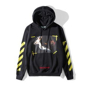 2020【SALE】オフホワイト激安OffWhiteスーパーコピーメンズプリントメンズプルオーバーパーカーブラック、グレー